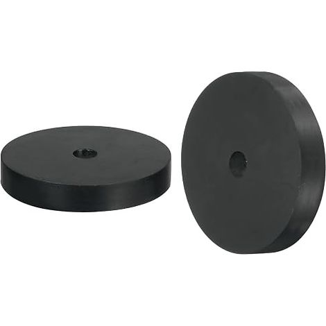2 x Rubber Washers 80 mm OD x 12 mm ID x 15 mm Thick Plastic Spacer Flat Anti-Vibration Round for Domestic Industrial Machines (1/5)