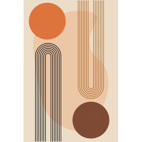 Papier peint panoramique - Boho - 170 cm x 255 cm (1/2)