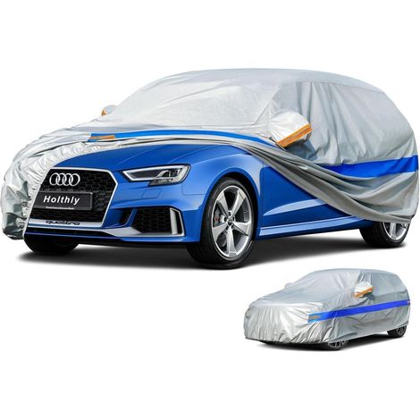 Autoabdeckung Schrägheck wasserdicht atmungsaktiv für Fahrzeuge 415-450 cm (1/5)