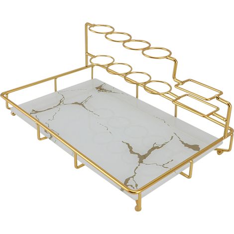 Elektrischer Zahnbürstenhalter, vielseitig, leicht, luxuriös und schön, im Stein-Design, Zahnbürstenhalter für das Badezimmerregal, weiß (1/5)