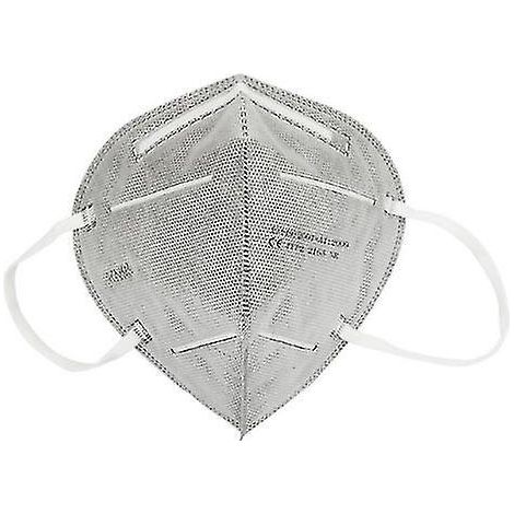Masques pour enfants KN95, masques FFP2 à cinq couches de protection - 200 pièces - gris (1/3)