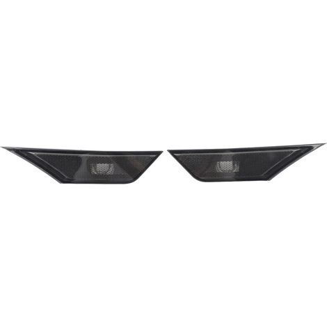 Couvercle de clignotants latéraux LED, 1 paire, 34300 TE H01, anti-rayures, boîtier de lampe gauche droite, noir fumé (1/5)
