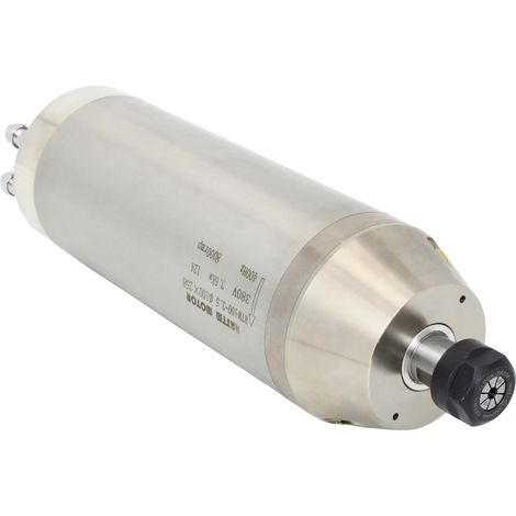 Motor de husillo CNC refrigerado por agua, 3,5 kW de potencia, alta precisión, husillo único, 220 V (1/2)