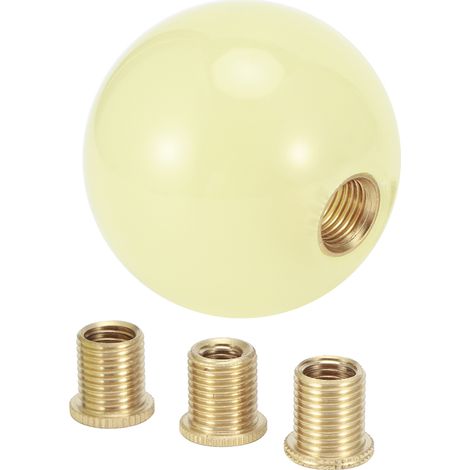 Pomo de palanca de cambios de acrílico fluorescente M12x1.25 con adaptadores M8/M10x1.25 y M10x1.5 (1/5)