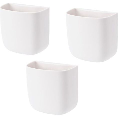 3 Pieces Rangement Telecommande TV, Support de Telecommande Mural, Organisateur, Boîte de Rangement, pour maison, bureau, téléphone portable (1/4)