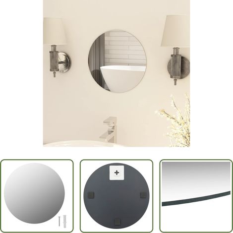 Miroir sans cadre - Miroir rond sans cadre 30 cm Verre (1/5)