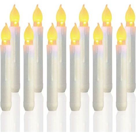 Lot de 12 bougies LED sans flamme, bougies flottantes Harry Potter à piles pour fêtes et décorations de Noël (1/5)
