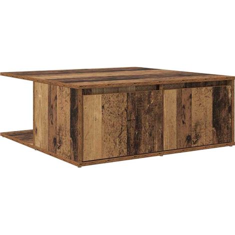 Maison Exclusive - Table basse Vieux bois 80 x 80 x 31 cm Bois d'ingénierie