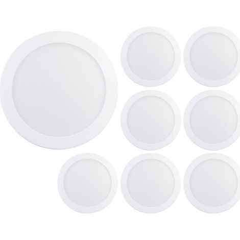 Confezione da 8 faretti da incasso a LED rotondi Nuva Micro da 9