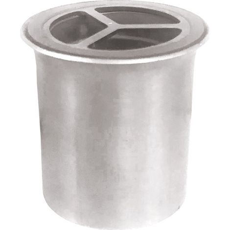 Sifone antiodore in acciaio inox con valvola di non ritorno