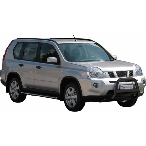 Pare-buffle Avant pour Nissan X-Trail 2007-2010 63 mm en Acier Noir (1/5)