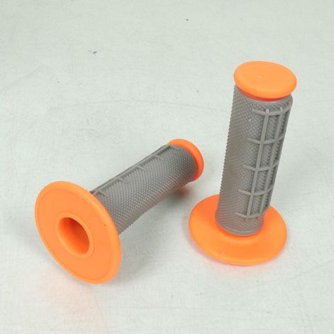Paar Griff tun'r für Motorrad 494237 Ø22mm Ø24mm grau orange neu (1/4)