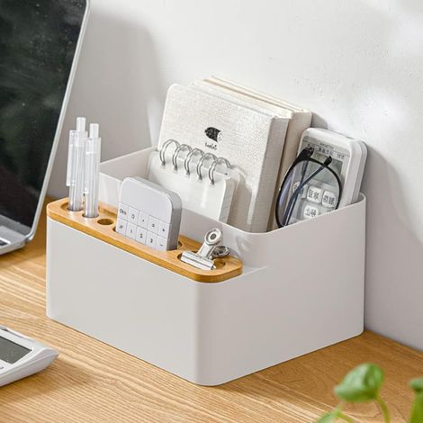 Boîte de rangement de bureau, porte-crayons et porte-pinceaux de maquillage pour fournitures de bureau, coiffeuse, maison (1/5)
