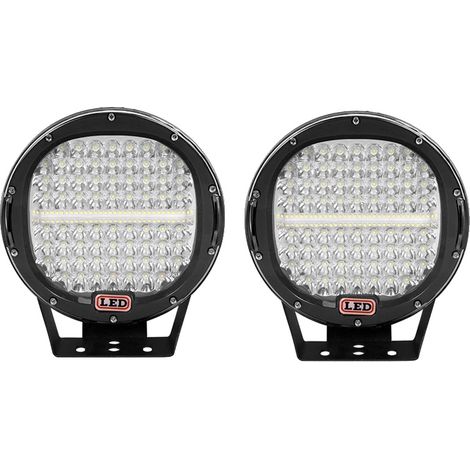Luz de trabajo, alta visibilidad, construcción duradera, 2 x 294 W foco negro (1/2)