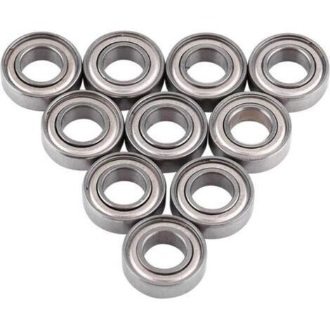 Pack of 10 Double Shielded Steel Ball Bearings 8x16x5mm - Low Noise - Precise Mechanical Applications - 688ZZ (1/5)