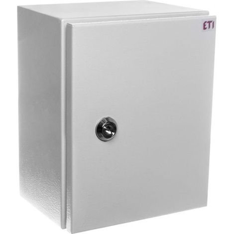 Boîtier métallique 250x200x150mm IP66 avec plaque etibox GT 25-20-15 001102100