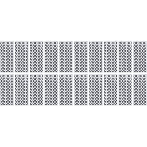 Marqueurs de balayage 3D haute réflexion pour suivi, diamètre intérieur 6 mm diamètre extérieur 10 mm, forte adhérence, points de référence, lot de 1000 pièces