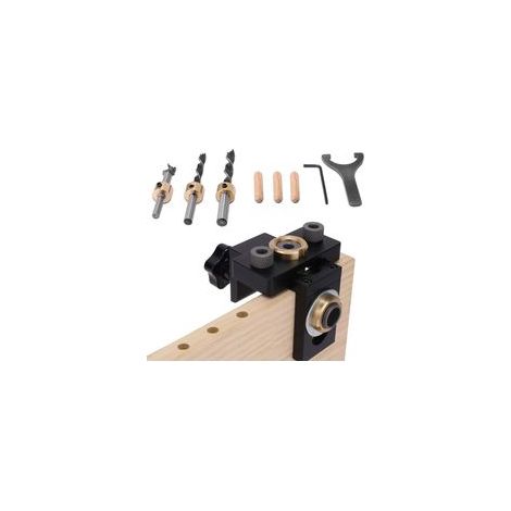 Dima per foratura del legno, con le seguenti caratteristiche: Utensile, 1A, Dima, Elettrico, Legno, Kit - Crezuo