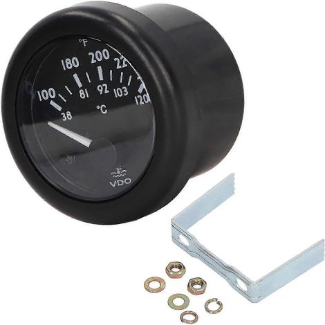 Jauge de température d'eau à aiguille 52mm électromagnétique 12V pour indicateur VDO compatible voiture (1/5)