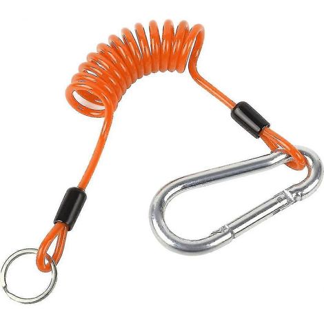 Câble de sécurité de remorque de 1,2 m (4 pieds) avec rupture automatique, pour caravane ou camping-car. Corde de sécurité d'urgence. (1/5)