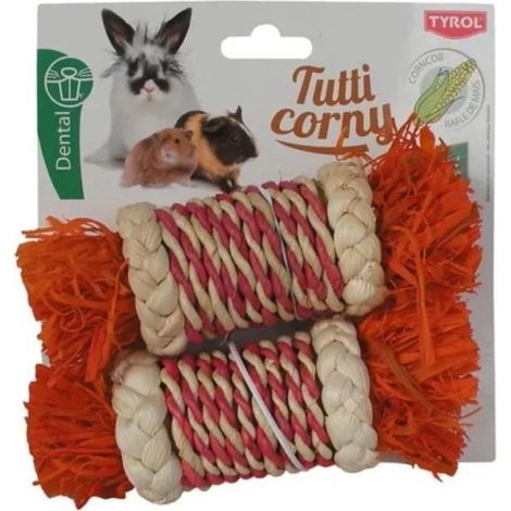 Accessoire rongeur - TYROL - Ballotins feuilles de mais x2 - 17 x 5,6 x 5,6 cm (1/4)