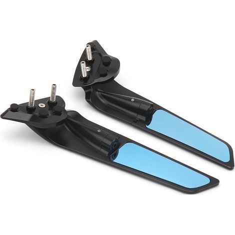 Pièces de modification pour motos : spoiler, rétroviseur et amortisseur de direction en titane pour Yamaha R7, R6 et R1.