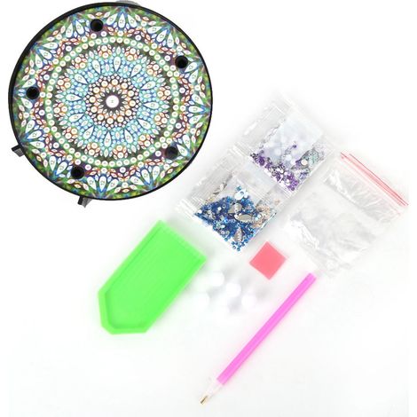 Lampe Diamant Peinture Nocturne Forme Spéciale Mandala, Décoration Maison DIY ZXD007 (1/5)