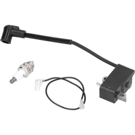 Kit De Bougie D Allumage Et Bobine D Allumage - Pour Outils De Jardin A Essence - Compatible Stihl FS80 FS80R FS85 KM55 FR85 - 1 Set (1/4)