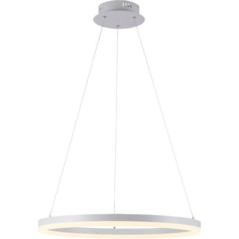 Lampe suspendue moderne Titus Ø 60cm blanc - 2382-16
