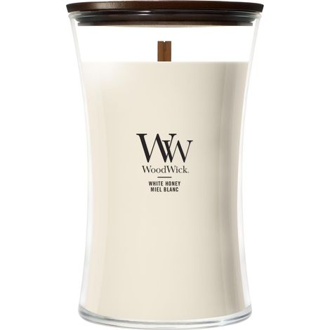 Bougie parfumée  Grande bougie sablier  Miel blanc  Cadeaux parfaits pour femmes (1/5)
