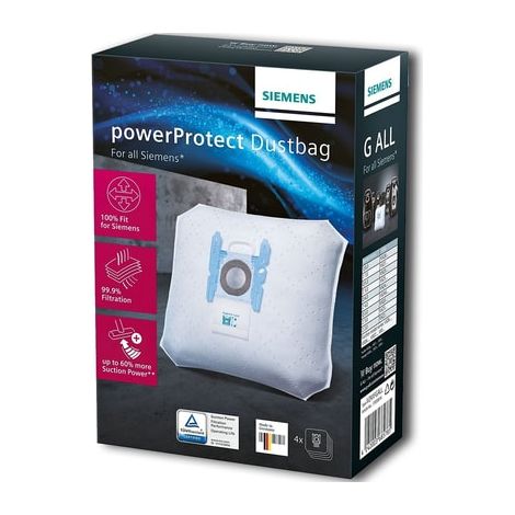 Staubsaugerbeutel Siemens vZ41FGALL 4er Pack mit Mikrofilter