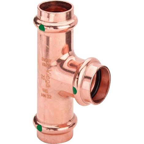 Viega T ridotto classico in rame 54 x 42 mm per idraulica