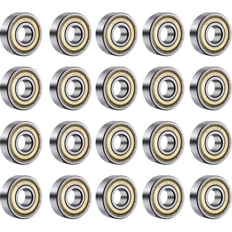 Roulements à billes 608ZZ,ABEC 7,roulements de vitesse 20PCS roulements à billes de qualité pour rouleau,planche à roulettes,longboard,planche à vagues GROOFOO (1/5)