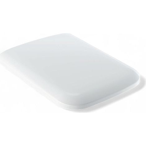 Sedile termoindurente in duroplast bianco lucido Icon Quare - Rallentata (1/5)