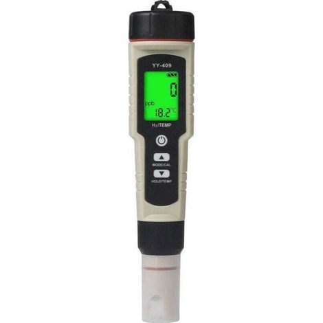 pH Chlore Mètre Piscine 7-en-1, Testeur PH Chlore Salinité ORP TDS EC Température, Tester Qualité Eau de haute précision avec fonction ATC pour piscines, eau potable, aquarium, hydroponie