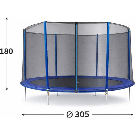 Filet de protection pour trampoline de 3,05 m