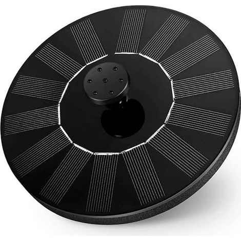 1 Fontaine solaire noire d'extérieur incluse (1/5)