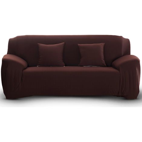 Housse extensible pour canapé 1 place, housse en tissu monobloc, protection pour meubles (1/5)