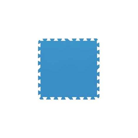 TAPPETO DI SOTTOFONDO COMPONIBILE PER PISCINE CM.50X50 BLU- - in set. 9 pz. (art.58220) - 1 confezione BESTWAY