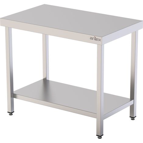Table Centrale Inox AISI 304 - Gamme 700 - Arilex (1/4)
