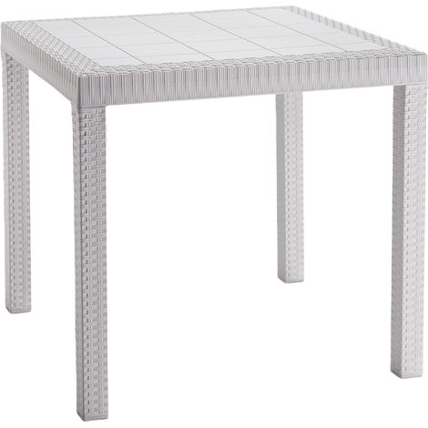 TAVOLO DALLAS cm. 80x80x74 h col. Bianco