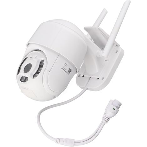 Caméra domestique WiFi grand angle 360°, images HD nettes, détection intelligente sans fil, alarme et notification, étanche (1/5)