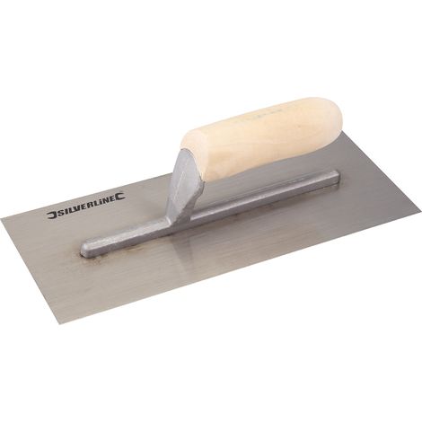 Glättekelle 280 x 120 mm mit Holzgriff