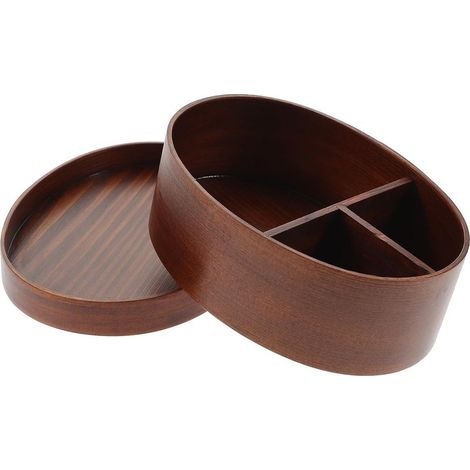 Boîte à lunch en bois pratique pour les étudiants et le bureau (1/5)
