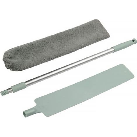 Brosse à poussière en microfibre, nettoyage des espaces, plumeau lavable avec rallonge, vadrouille à long manche, plumeaux extensibles pliables pour canapé-lit, fond de meubles humide ou sec (1/5)