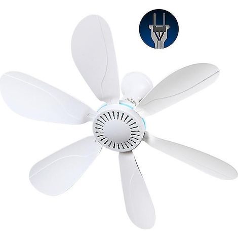 Ventilateur de plafond 42,5 cm – 220V, 10W – Interrupteur marche/arrêt – Économie d'énergie, ultra-silencieux (1/5)