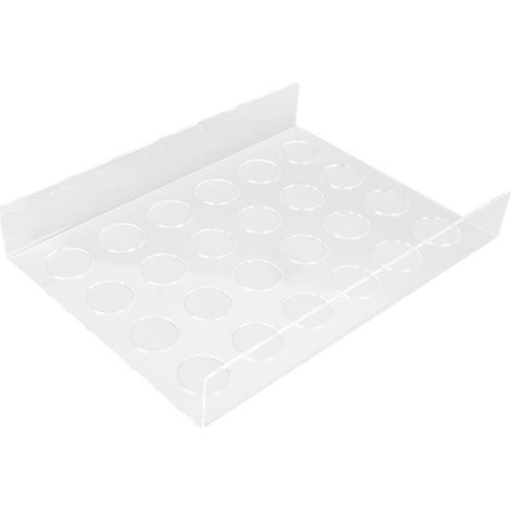 Schubladenhalter für Kaffeekapseln, Aufbewahrungsschale für 24 Kapseln, transparenter U-förmiger Acryl-Kaffeekapsel-Organizer für die Küchenarbeitsplatte (1/5)