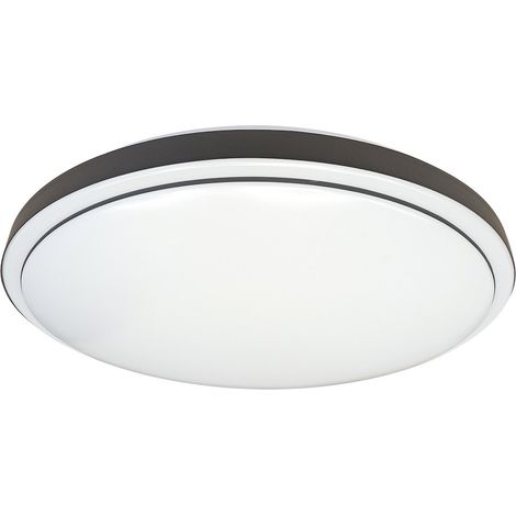 Plafonnier minimaliste rond noir Ø39 cm 3xE27 15 W LIRIA Milagro (1/5)