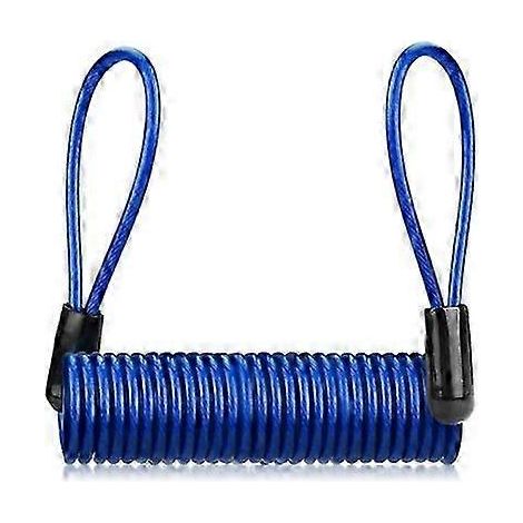 Antivol de disque portable pour moto, vélo VTT, antivol de roue, sans clé, anti-effraction et anti-perçage J60f (bleu) (1/5)