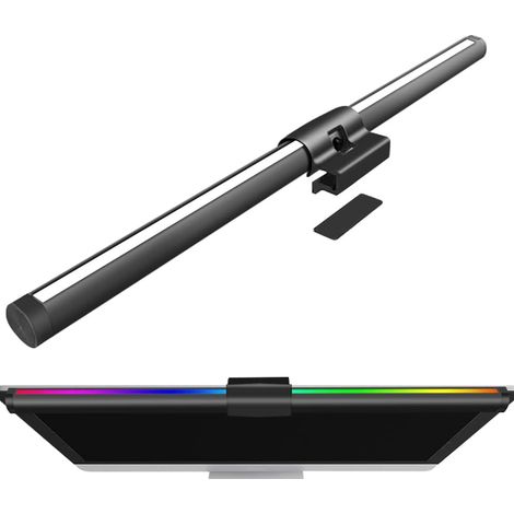 PC Moniteur USB Monitor Light Bar 44CM Contrôle Tactile Barre de Lampe de avec Lumière de Couleurs Températures Soins Oculaires Office Home Gaming (1/5)